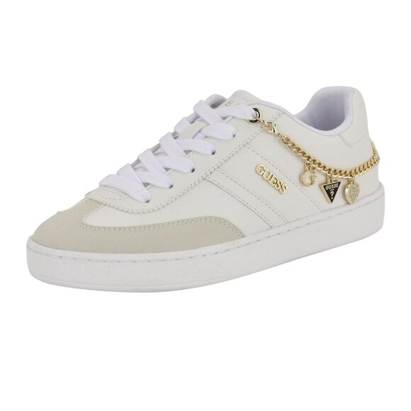 Guess Womens Charm Chain Naoko Sneaker GWNAOKO3 White 9M - Picture 8 of 12